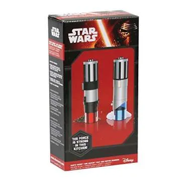 Star Wars Lightsaber Salt and Pepper Grinders Set
