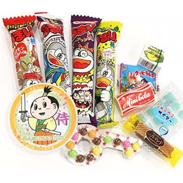 Samurai Kid Dagashi Set Fun Japanese Candy 36pc