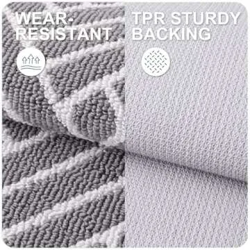OLANLY Indoor Door Mat for Dirt Resistance and Absorption