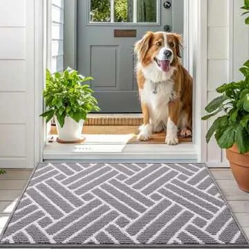 OLANLY Indoor Door Mat for Dirt Resistance and Absorption