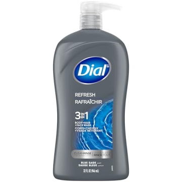 Dial Men 3in1 Body, Hair and Face Wash Hydro Fresh