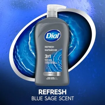 Dial Men 3in1 Body, Hair and Face Wash Hydro Fresh