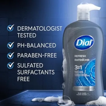 Dial Men 3in1 Body, Hair and Face Wash Hydro Fresh