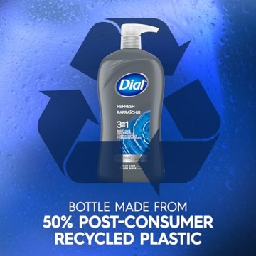 Dial Men 3in1 Body, Hair and Face Wash Hydro Fresh