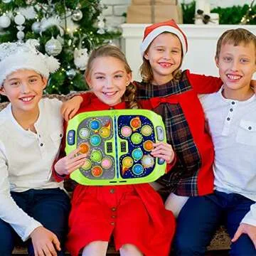 Whack Mole Game for Toddler, Toys for 3-12 Year Old Boys and Girls, Whack Mole Toys for Kid,Gifts for 3 4 5 6+ Year Old Boys, Interactive Educational Toys with Sound and Light, PK Mode with 2 Hammers