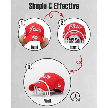 BRATEAYA Hat Brim Bender for Perfectly Curved Caps