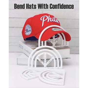 BRATEAYA Hat Brim Bender for Perfectly Curved Caps