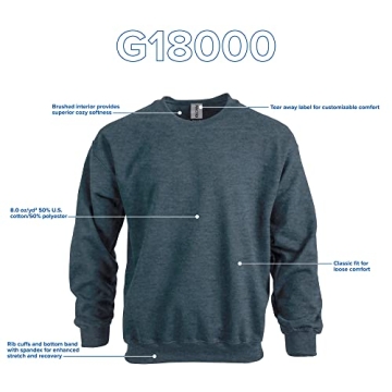 Gildan Classic Fleece Sweatshirt for Ultimate Comfort