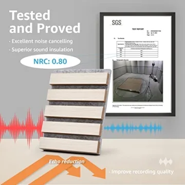 Wood Slat Acoustic Panels for Sound Absorption
