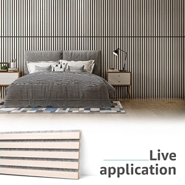 Wood Slat Acoustic Panels for Sound Absorption