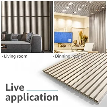 Wood Slat Acoustic Panels for Sound Absorption