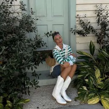 HISEA Rollda Cowboy Boots Women Western Boots Cowgirl Boots Ladies Pointy Toe Fashion Boots