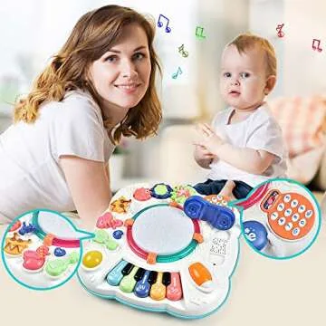 Dahuniu Baby Activity Table - Educational Fun for Toddlers
