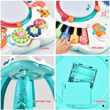 Dahuniu Baby Activity Table - Educational Fun for Toddlers