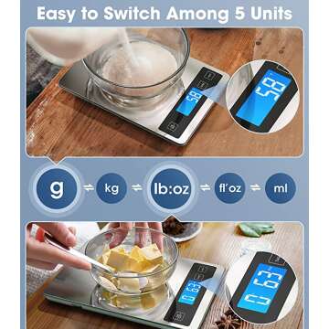 Nicewell Food Scale - Accurate Digital Kitchen Weight