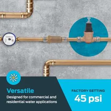 Cash Acme EB45 SharkBite Pressure Regulating Valve 1/2 Inch