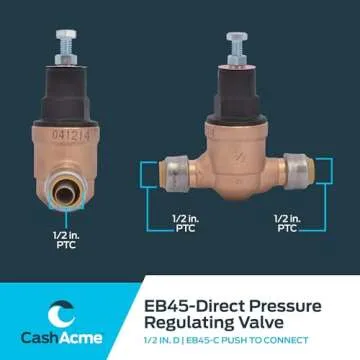 Cash Acme EB45 SharkBite Pressure Regulating Valve 1/2 Inch