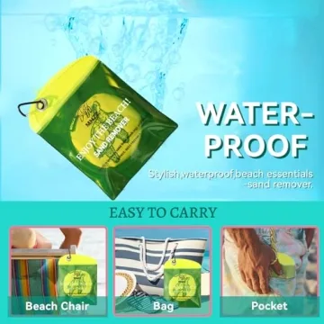Beach Sand Remover Wipe Mitt for Summer 2024