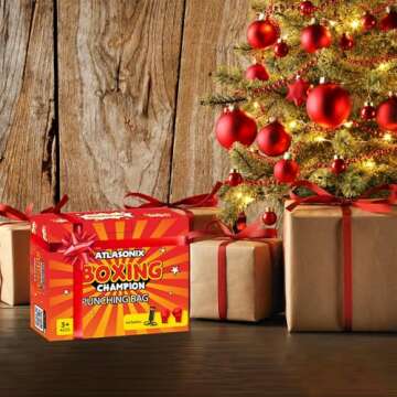 Punching Bag for Kids 8-12 Inflatable Boxing Toy for Boys Age 4-8, Standing Kick Dummy Karate Taekwo...