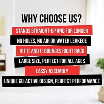 Atlasonix Monster Bop Bag Inflatable Punching Bag for Kids