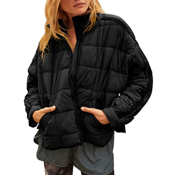 Bianstore Women's Oversized Puffer Jacket - Stylish Comfort