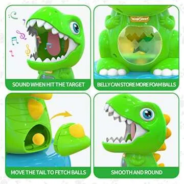EagleStone Dinosaur Shooting Game for Kids 3-7