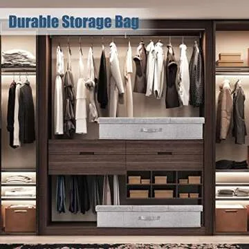 Supowin Underbed Storage Containers 3 Pack for Easy Organization