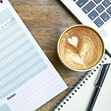 Hadigu Habit Tracker Calendar for Daily Weekly Monthly Tracking