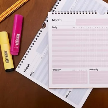 Hadigu Habit Tracker Calendar for Daily Weekly Monthly Tracking