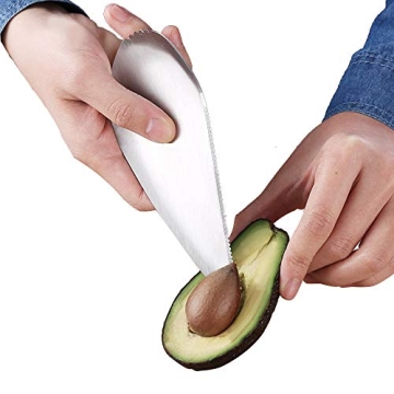 Avocado Slicer 3 in 1 Tool for Safe Slicing and Pitting