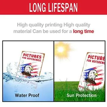 ETCOTUY Vintage Flowers Art Metal Sign for Home Decor