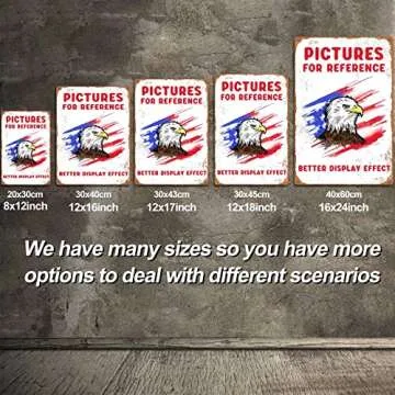 ETCOTUY Vintage Flowers Art Metal Sign for Home Decor