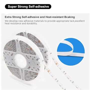 DAYBETTER Led Strip Lights Waterproof, 32.8ft(2 Rolls of 16.4ft) Led Tape Lights Color Changing 300 ...