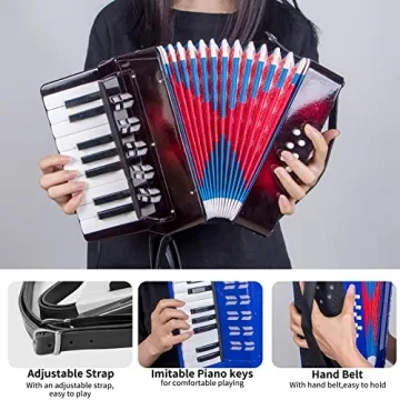 Kids 17 Keys Piano Accordion for Beginners | Musical Fun