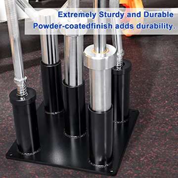 Eapele 5 Bars Olympic Barbell Storage Holder