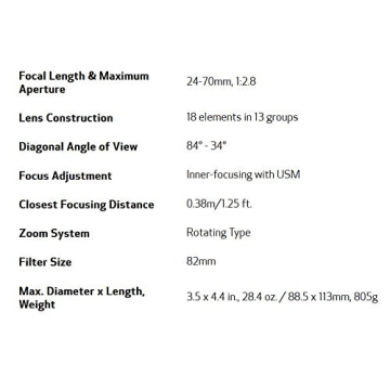 Renewed Canon EF 24-70mm f/2.8L II USM Professional Lens