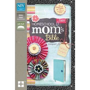 NIV, Homeschool Mom's Bible, Compact, Leathersoft, Teal: Daily Personal Encouragement