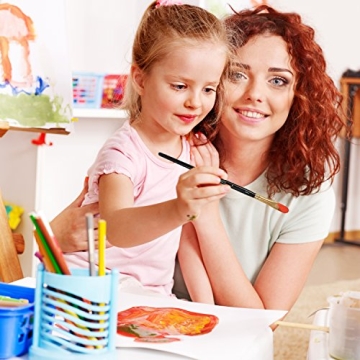 LorDac Arts Paint Brush Set with 7 Versatile Brushes