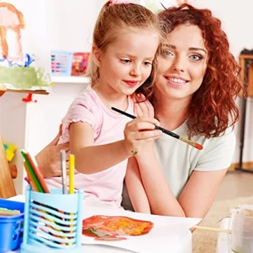 LorDac Arts Paint Brush Set with 7 Versatile Brushes