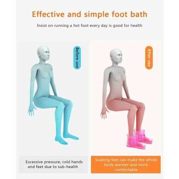 Massage Foot Bath Shoes - Portable Relaxation Solution