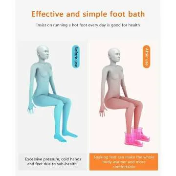 Massage Foot Bath Shoes - Portable Relaxation Solution