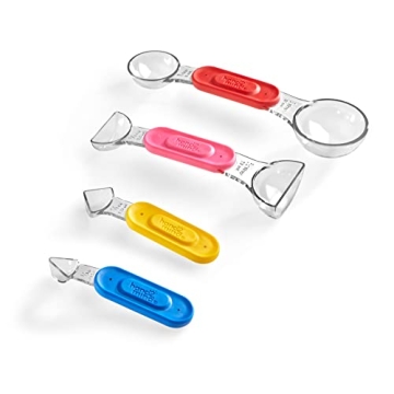 Rainbow Fraction Measuring Spoons for Kids Cooking Fun