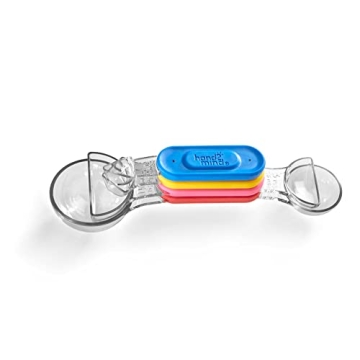Rainbow Fraction Measuring Spoons for Kids Cooking Fun