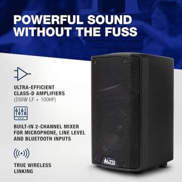 ALTO TX410 350W Powered PA Speaker with Bluetooth