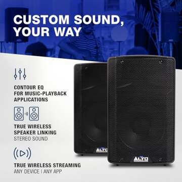 ALTO TX410 350W Powered PA Speaker with Bluetooth