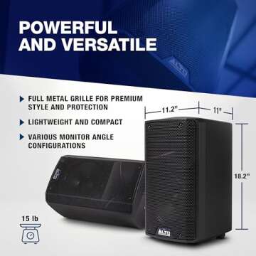 ALTO TX410 350W Powered PA Speaker with Bluetooth