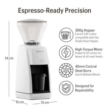 Baratza Encore ESP Coffee Grinder - Perfect for Coffee Lovers