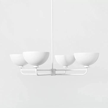 Stylish Dome Chandelier White - Modern Lighting Solution