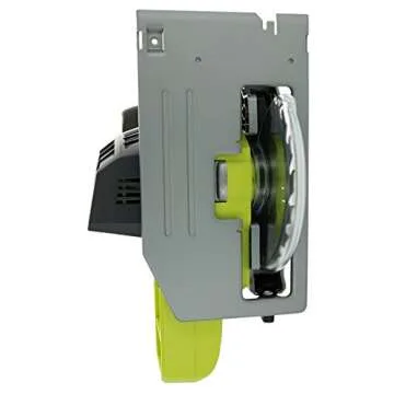 Ryobi P506 One+ Lithium Ion 18V 5 1/2 Inch 4,700 RPM Cordless Circular Saw with Laser Guide and Carbide-Tipped Blade (Battery Not Included, Power Tool Only) green full size