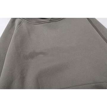 Womens Oversized Hoodies Fleece Sweatshirts Long Sleeve Sweaters Pullover 2023 Fashion Fall Clothes with Pocket (Medium, Dark Gray)